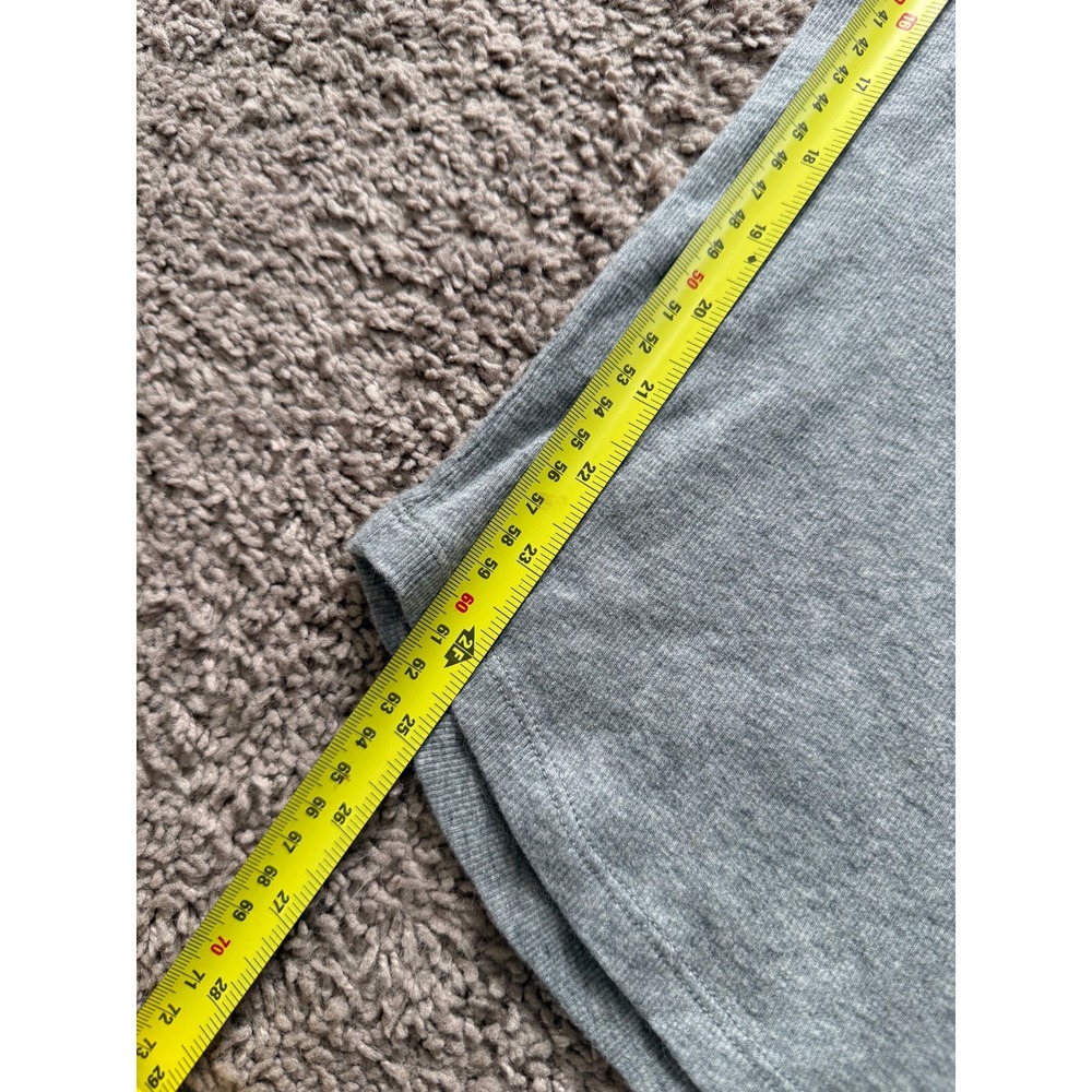 NM Luxury Essentials Ribbed Tank Top Gray Cotton Cashmere Blend Europe Size 2 - Picture 3 of 7